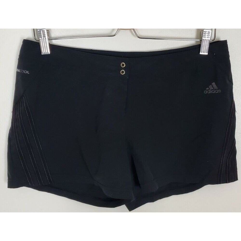 Adidas Women's Medium M Clima Cool Black Pink Shorts Snap Y2k 2000s Board Skater